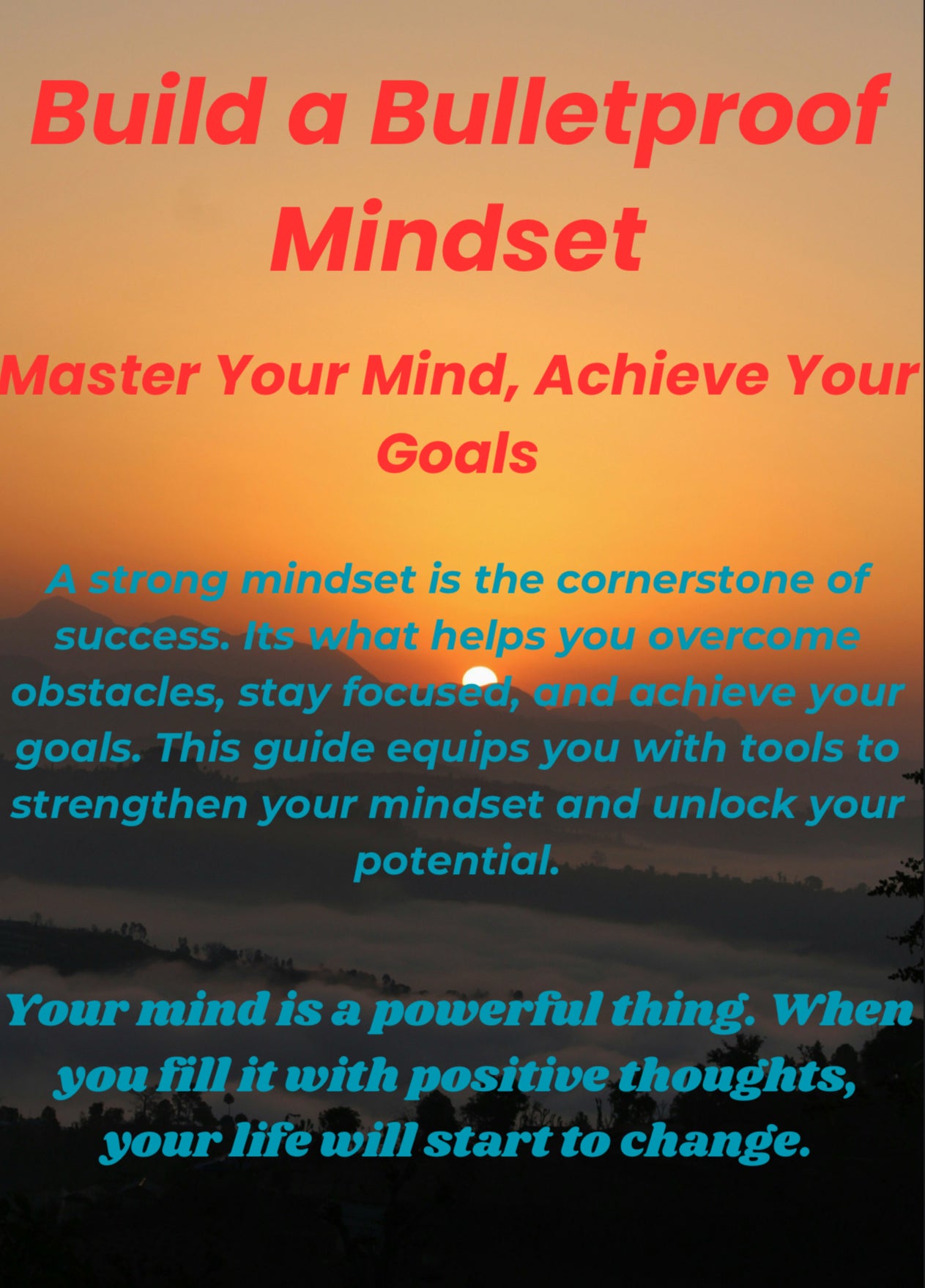 Build a Bulletproof Mindset PDF guide with strategies for mental toughness, personal growth, overcoming challenges, and achieving success.